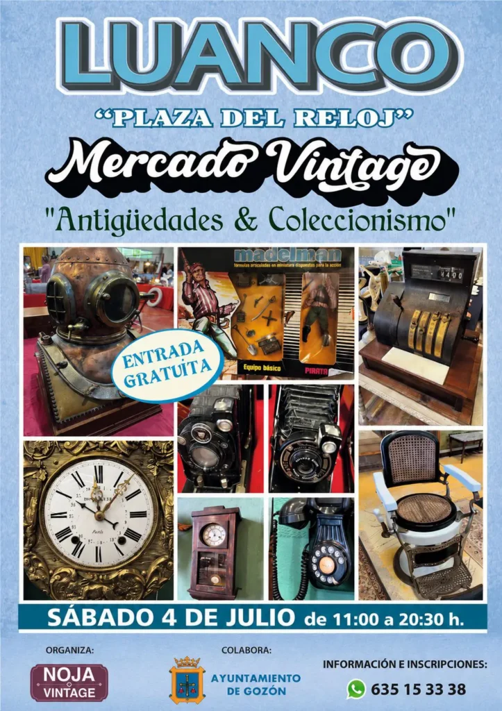 Mercado Vintage sábado 4 de julio
