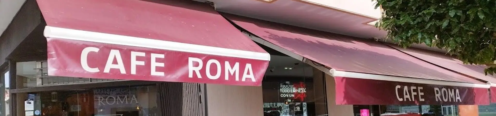 Portada Cafetería Roma