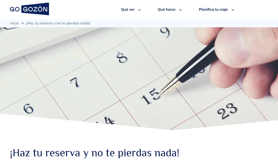 ACTIVIDÁ A08.Ac2.- Llicencia de plataforma de xestión y comercialización de reserves en llinia pa los recursos turísticos del Conceyu de Gozón